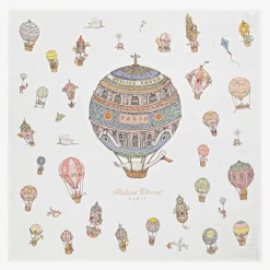 Atelier Choux Paris Ivory & Pink Organic Cotton Swaddles (3 Pack) Hot