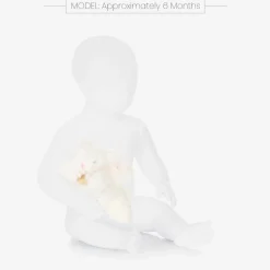 Doudou et Compagnie Ivory & Pink Plush Bunny Soft Toy (16cm) Clearance