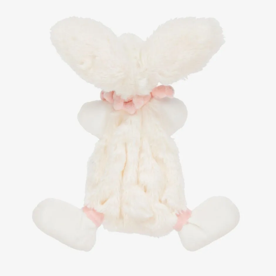 Doudou et Compagnie Ivory & Pink Plush Bunny Doudou (26cm)