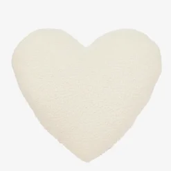Jamiks Ivory Bouclé Heart Pillow (48cm) Sale