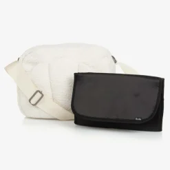 Elodie Ivory Bouclé Shell Changing Bag (34cm) whitebouclé Best