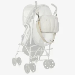 Elodie Ivory Bouclé Shell Changing Bag (34cm) whitebouclé Best