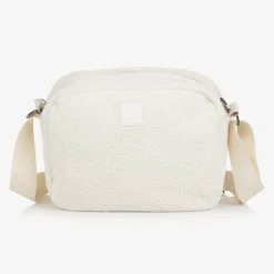Elodie Ivory Bouclé Shell Changing Bag (34cm) whitebouclé Best