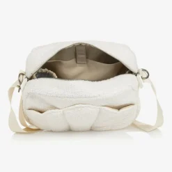 Elodie Ivory Bouclé Shell Changing Bag (34cm) whitebouclé Best