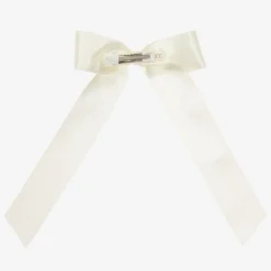 Cute Cute Ivory Bow Hair Clip (13cm) New