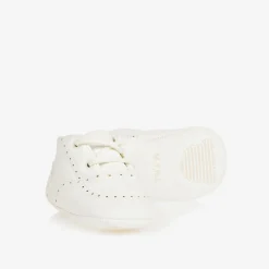 Mayoral Newborn Ivory Brogue Pre-Walker Shoes Sale