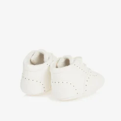 Mayoral Newborn Ivory Brogue Pre-Walker Shoes Sale