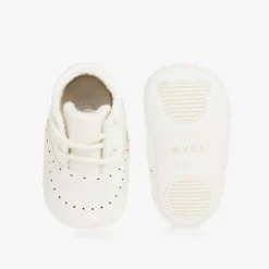 Mayoral Newborn Ivory Brogue Pre-Walker Shoes Sale