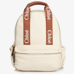 Chloé Ivory Canvas Changing Backpack (35cm) Clearance