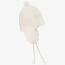 Bonpoint Ivory Cashmere Knit Hat Hot