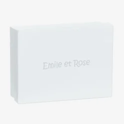 Emile et Rose Ivory Cotton Baby Bibs & Bear Gift Set Online