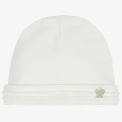 Tartine et Chocolat Ivory Cotton Baby Hat Discount
