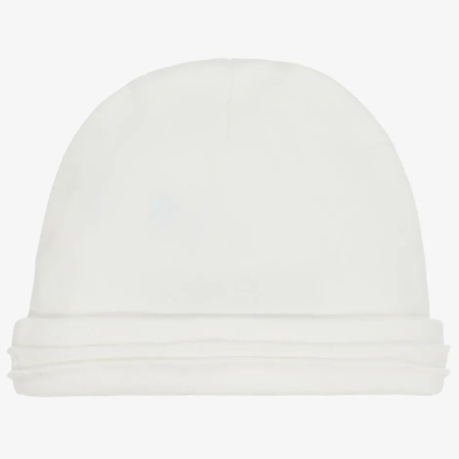 Tartine et Chocolat Ivory Cotton Baby Hat Discount