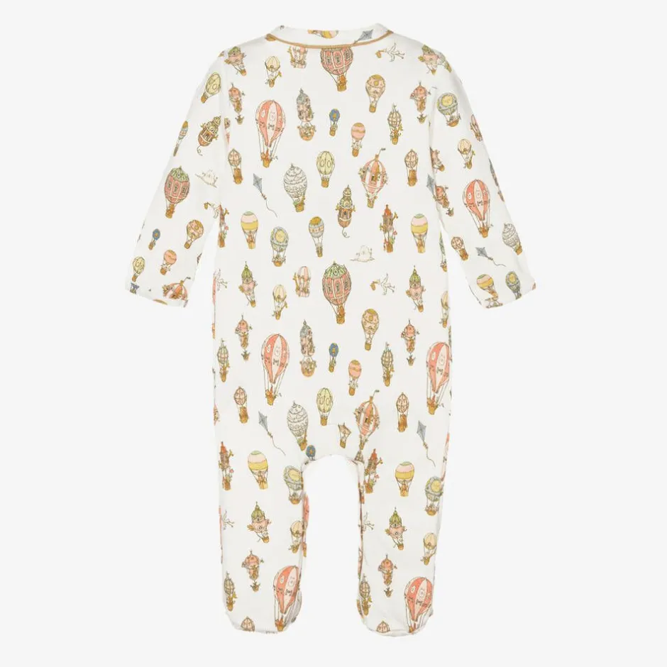 Atelier Choux Paris Ivory Cotton Babysuit Gift Set