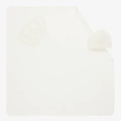 Sofija Ivory Cotton Blanket & Hat Gift Set Outlet