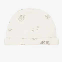 Tartine et Chocolat Ivory Cotton Bunny Hat Discount