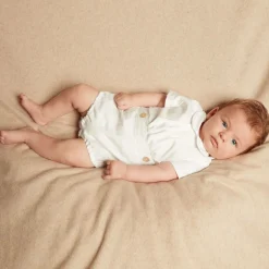 Ancar Ivory Cotton Buster Suit Sale