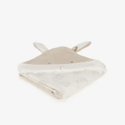 Mayoral Newborn Ivory Cotton Hooded Baby Towel (83cm) Discount