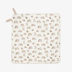 Mayoral Newborn Ivory Cotton Hooded Baby Towel (83cm) Discount