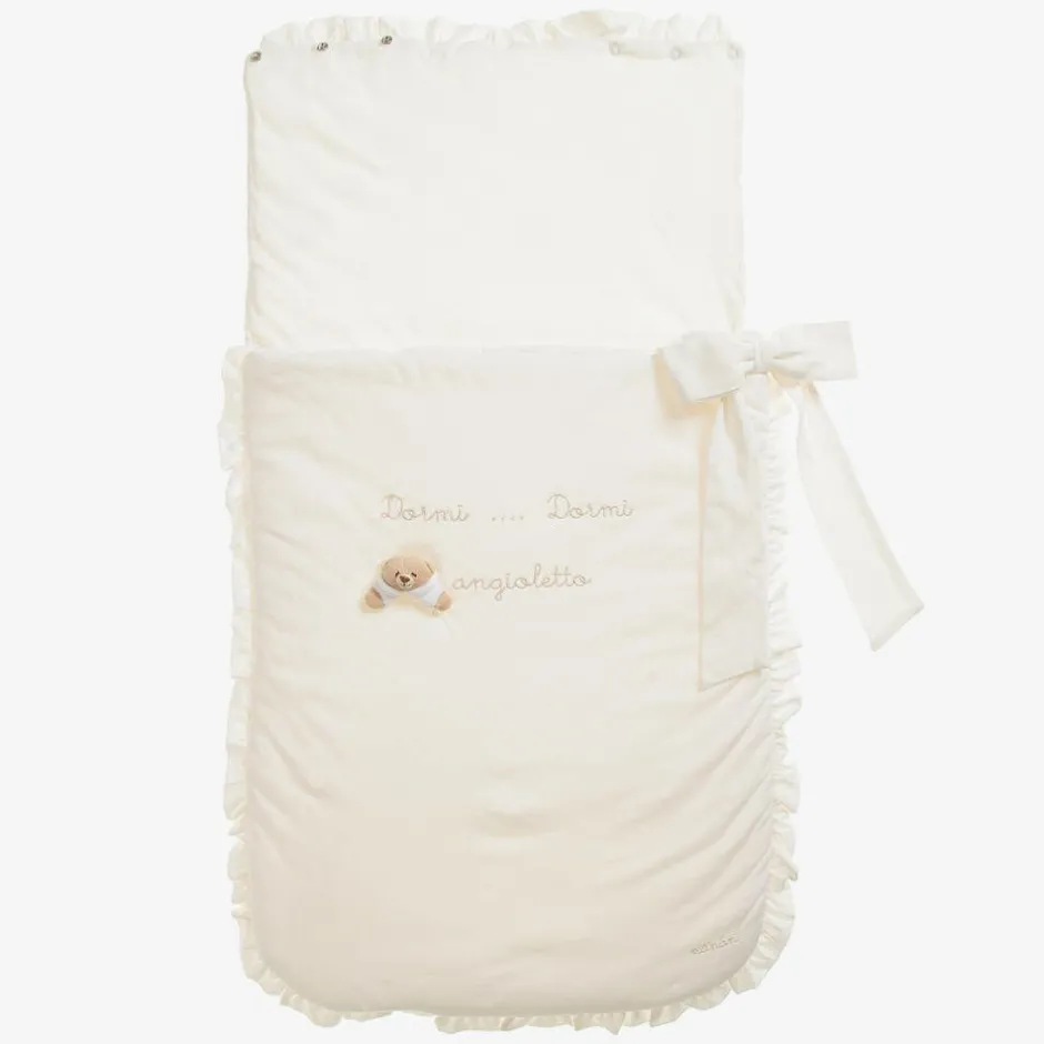 Nanán Ivory Cotton Jersey Baby Nest (80cm) Hot
