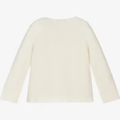 Babidu Ivory Cotton Knit Cardigan Best