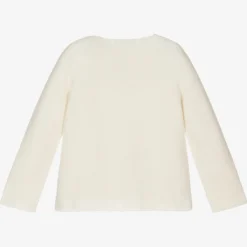 Babidu Ivory Cotton Knit Cardigan Best