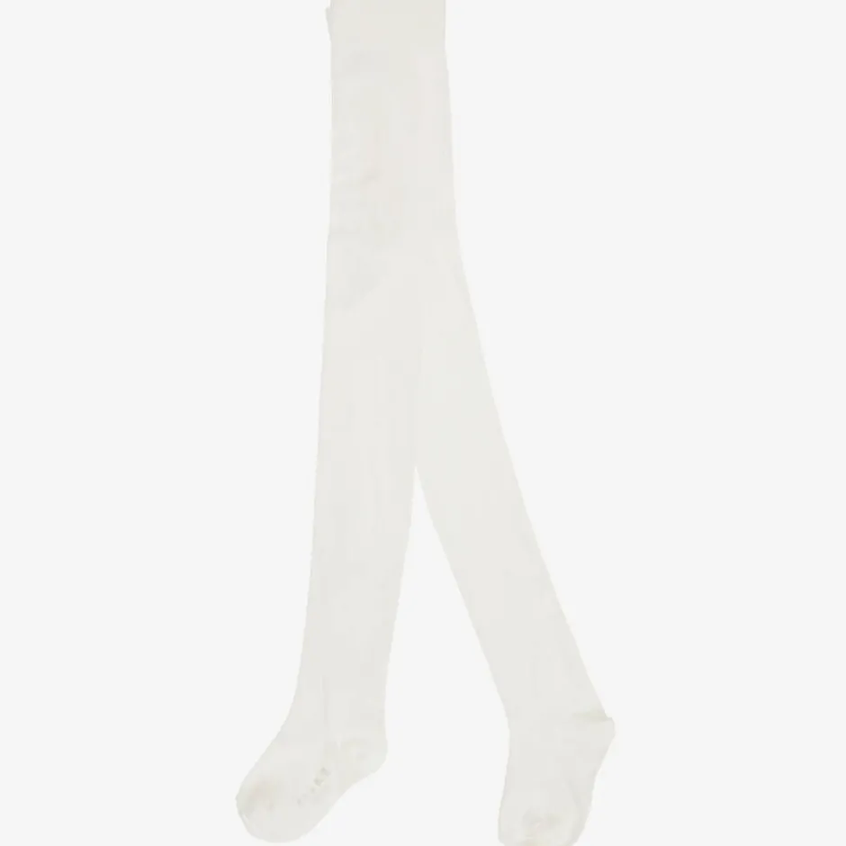 Falke Ivory Cotton Knit Tights Online