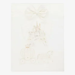 Sofija Ivory Cotton Padded Blanket (85cm) Outlet