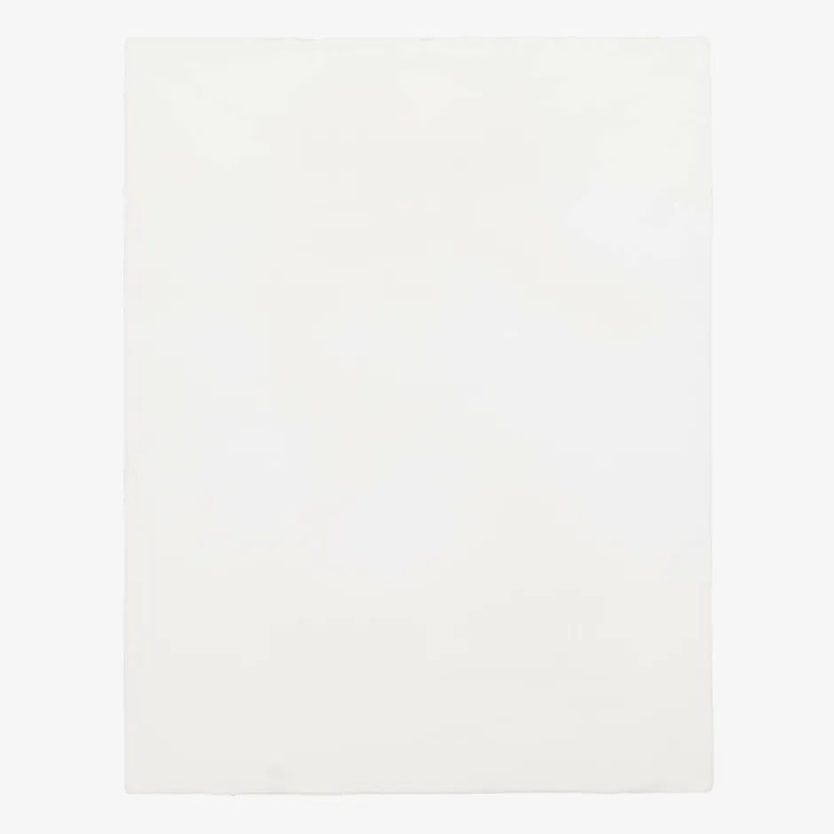 Sofija Ivory Cotton Padded Blanket (85cm) Outlet