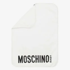 Moschino Baby Ivory Cotton Teddy Bear Changing Bag (49cm) Hot