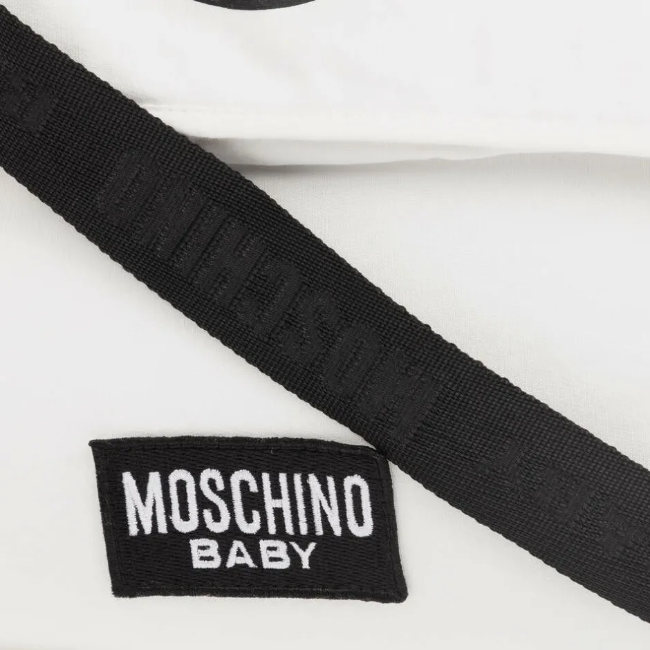 Moschino Baby Ivory Cotton Teddy Bear Changing Bag (49cm) Hot