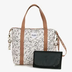 Elodie Ivory Dalmatian Print Changing Bag (49cm) Hot