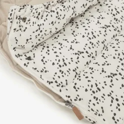 Elodie Ivory Dalmatian Print Footmuff (90cm) Hot
