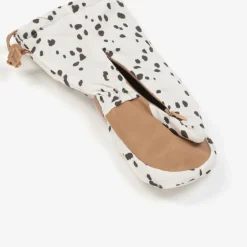 Elodie Ivory Dalmation Print Mittens Online