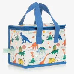 Powell Craft Ivory Dinosaur Print Lunch Bag (20cm) New