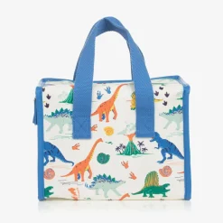 Powell Craft Ivory Dinosaur Print Lunch Bag (20cm) New