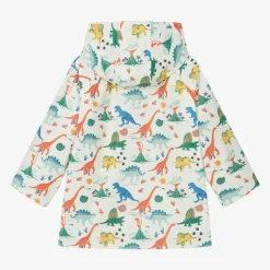 Powell Craft Ivory Dinosaur Print Raincoat Outlet