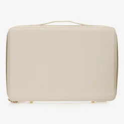Bonpoint Ivory Faux Leather Suitcase (42cm) Sale