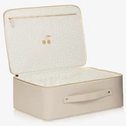 Bonpoint Ivory Faux Leather Suitcase (42cm) Sale
