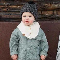 Elodie Ivory Faux Shearling Collar Best