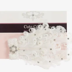 Cute Cute Ivory Feather Headband Hot