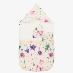 Beau KiD Ivory Floral Baby Nest (72cm) Best