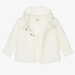 Mebi Ivory Hooded Knit Jacket Hot