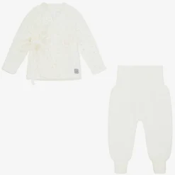 Minutus Ivory Knit Baby Trouser Set Hot