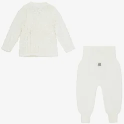 Minutus Ivory Knit Baby Trouser Set Hot