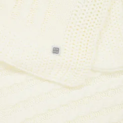 Minutus Ivory Knitted Baby Blanket (98cm) Online