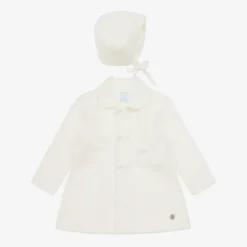 ArtesanĂa Granlei Ivory Knitted Coat & Hat Set Best