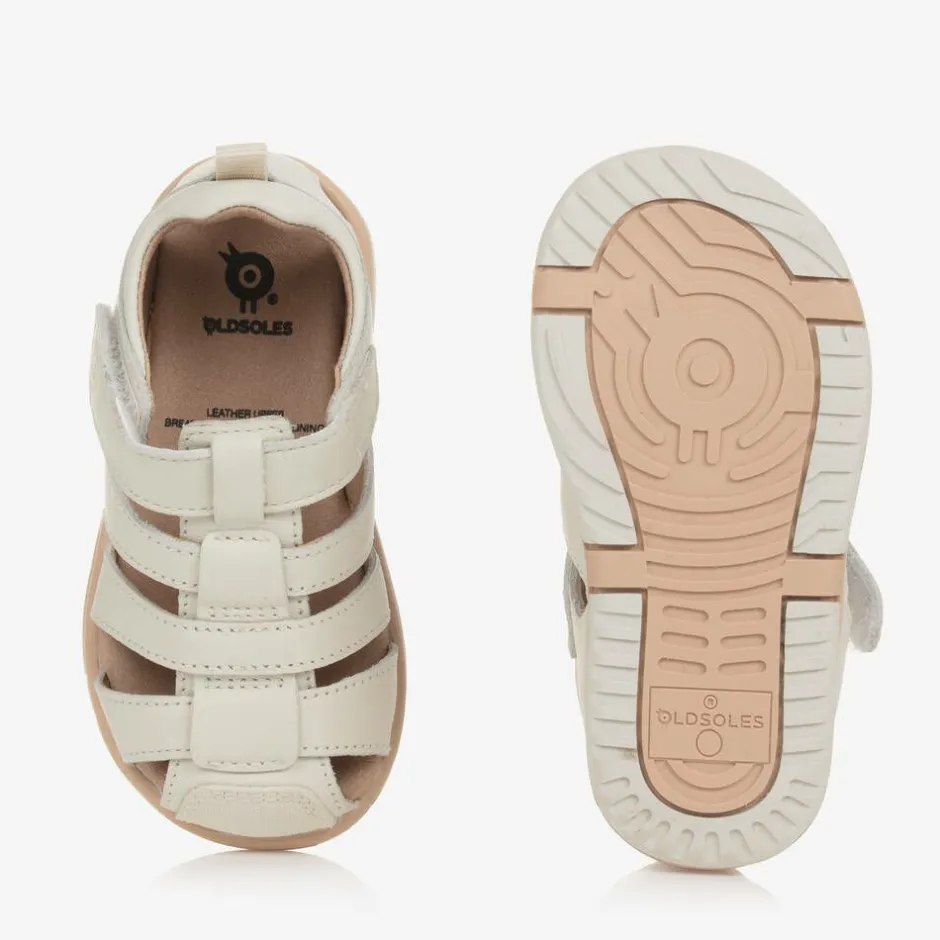 Old Soles Ivory Leather Baby Sandals Best