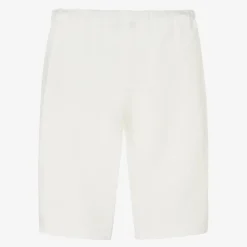 Bonpoint Ivory Linen Trousers Sale