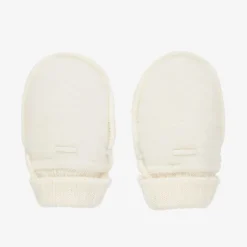 Joha Ivory Merino Wool Baby Mittens
